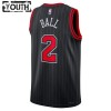 Dres Chicago Bulls Lonzo Ball 2 Jordan 2022-23 Statement Edition Crno Swingman - Dječji